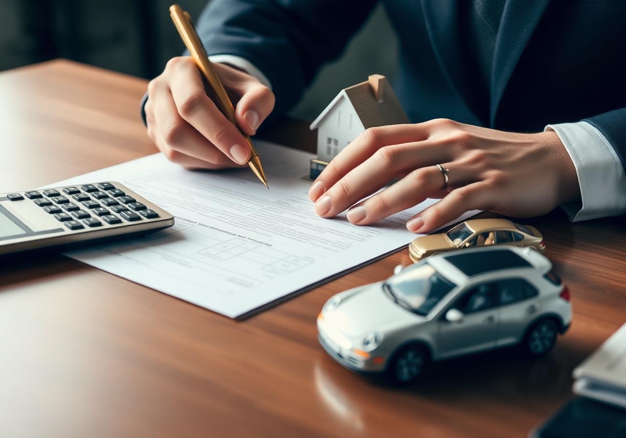 Signature d'un contrat de financement